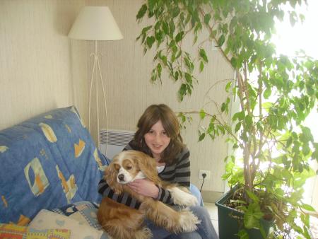 moi et ma chienne elle è mimi!!!!